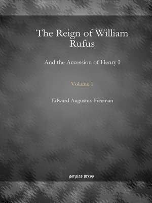 cover image of The Reign of William Rufus